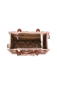 Rodeo Print Crossbody Bag [c:pink]