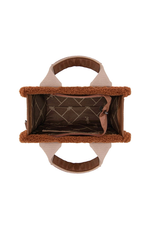 Sherpa Crossbody Bag [c:tan]