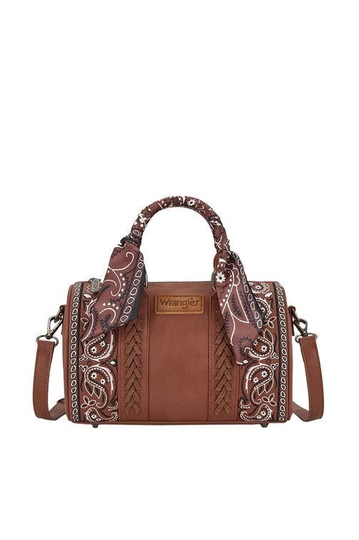Paisley Barrel Bag [c:tan]