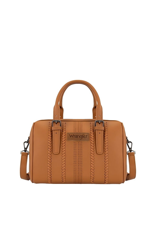 Boston Stitch Barrel Bag [c:tan]