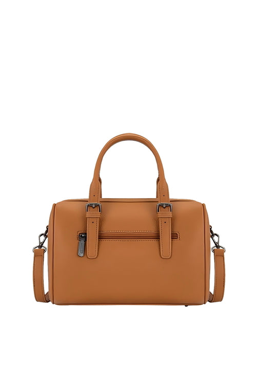 Boston Stitch Barrel Bag [c:tan]