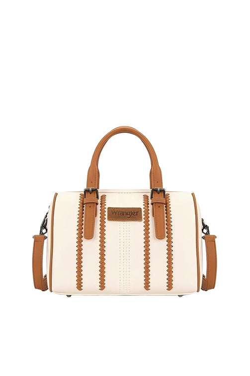 Boston Stitch Crossbody Bag [c:natural/tan]