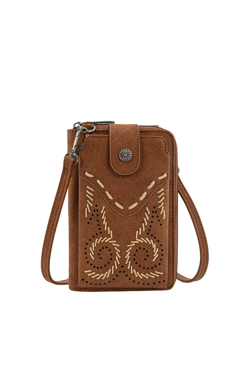 Swirl Phone Wallet Bag [c:tan]