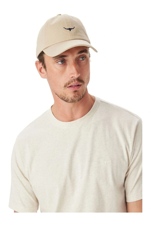Mini Longhorn Twill Cap [c:ecru]