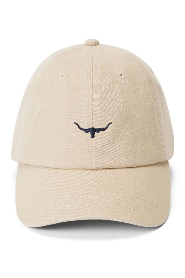 Mini Longhorn Twill Cap [c:ecru]