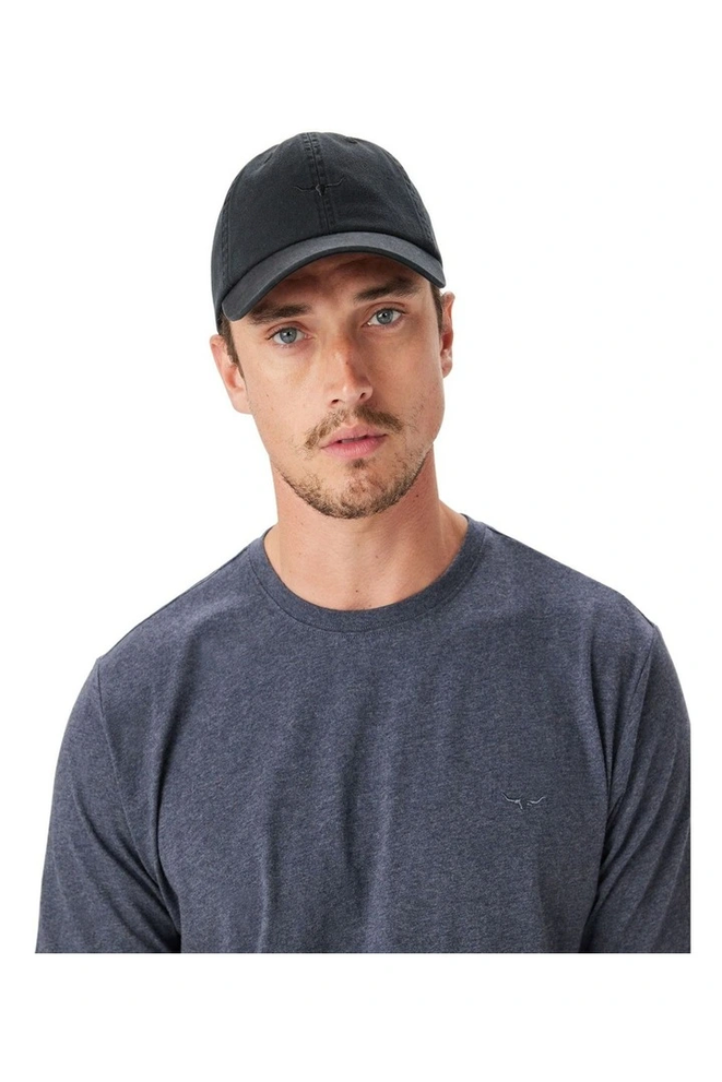 Mini Longhorn Twill Cap [c:pewter]