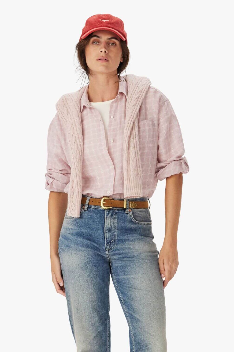 Hopeland Linen Check Shirt