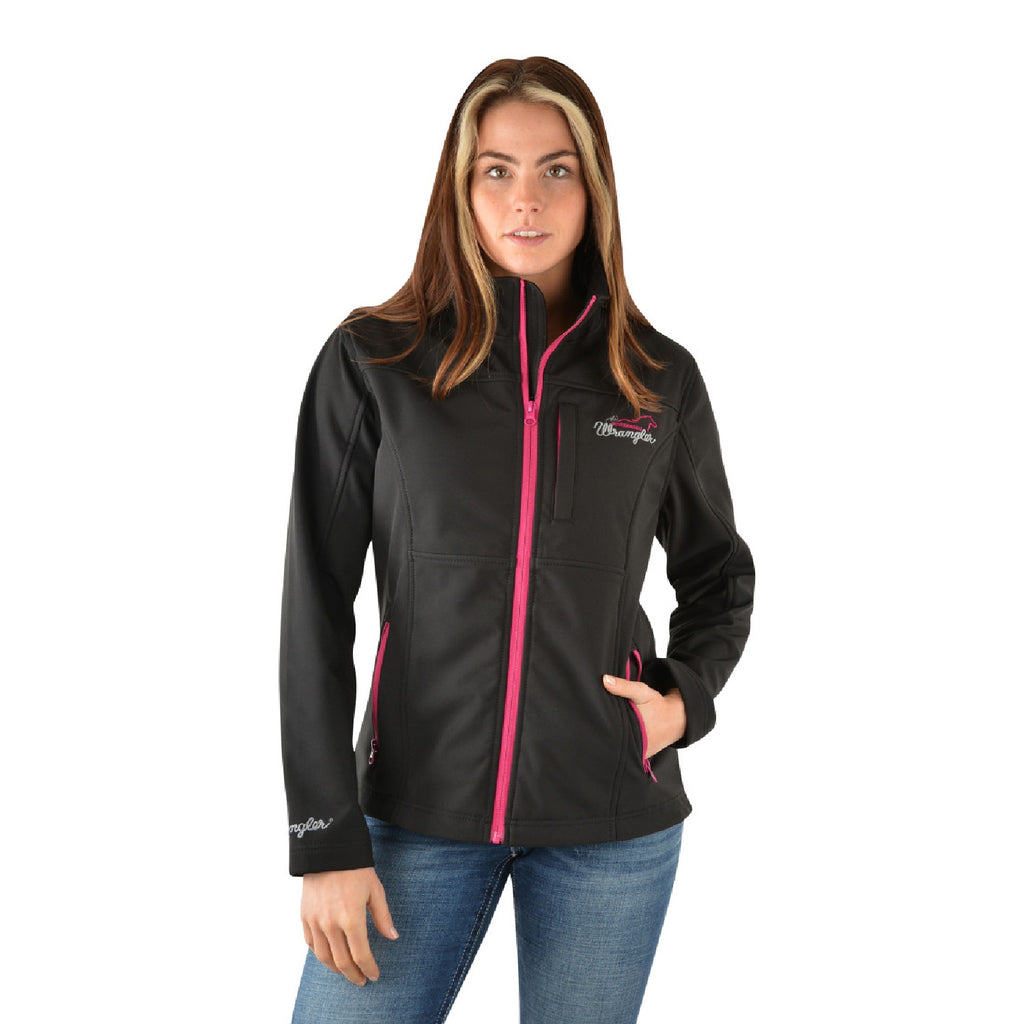 WOMENS SOFTSHELL JACKET BLACK XS