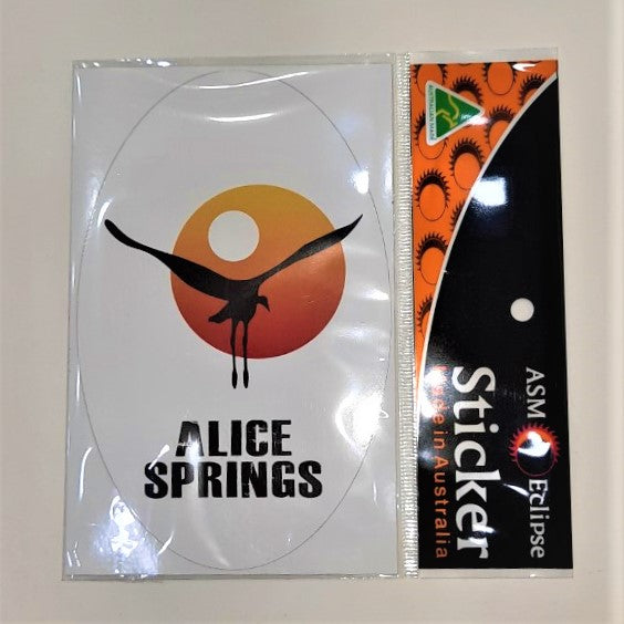 Sticker Oval Alice Springs NT LOGO