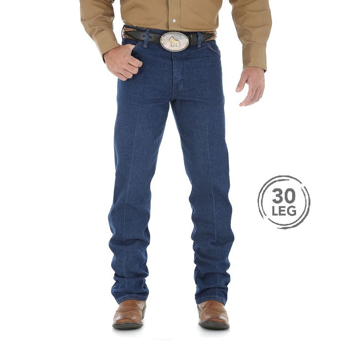 Mens Cowboy Cut Original Fit Jean 30 Leg Prewashed Indigo 28