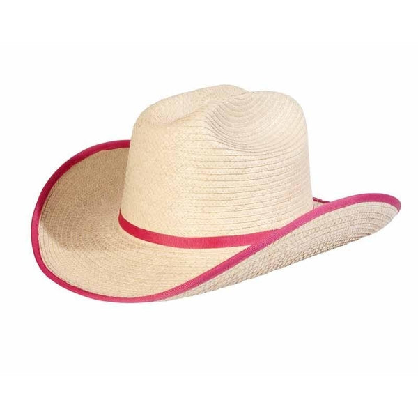 Sunbody Kids Hats - Cattleman Bound Guat Shocking Pink One Size Fits All
