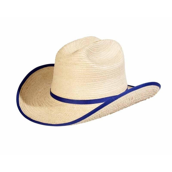 Sunbody Hats - Cattleman Bound Guat Palm Royal Blue One Size Fits All