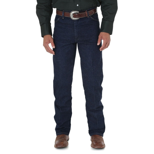 MENS COWBOY CUT STRETCH REG FIT 34 LEG JEAN NAVY STRETCH 46