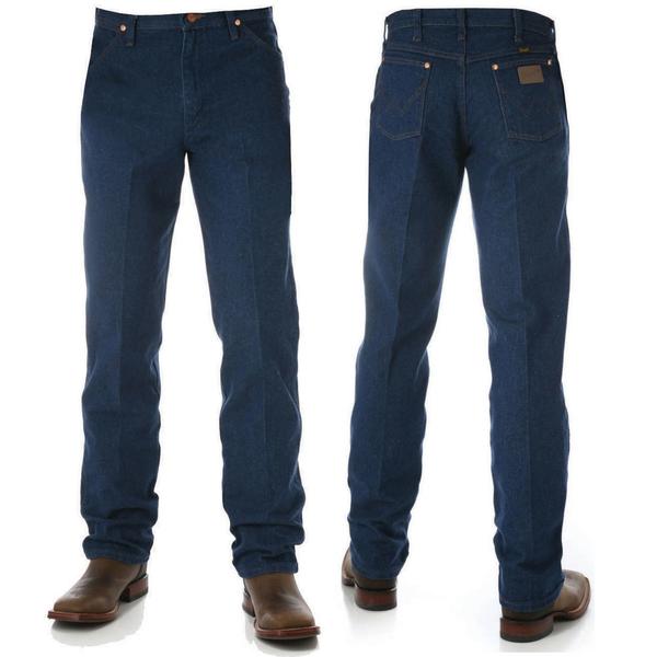 Mens Cowboy Cut Original Fit Jean 36 Leg Prewashed Indigo 40