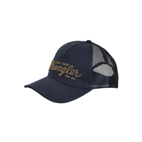MENS LOGO TRUCKER CAP NAVY * ALL